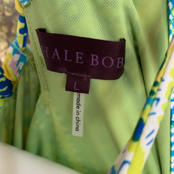 Hale Bob Halter Dress with Adjustable Tie Neck - Picture 5 of 7